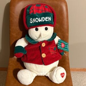Snowden 1998 Snowman with Red and Green Outfit